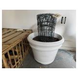 Flower pot, garden fencing
