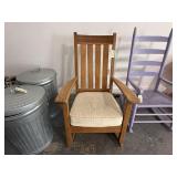 Oak rocking chair