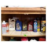 Automotive consumables, motor oil, tire cleaners,