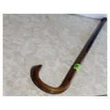 Wood walking cane