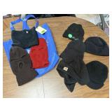 Stocking hats, face masks