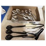 Serving spoons, forks, tongs