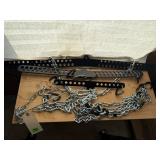 Weight lifting aids, bars, chains