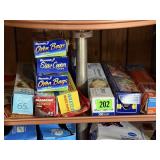 Consumables, oven bags, aluminum foil, wax paper