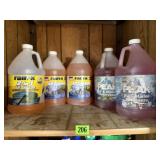 Jugs of Rain-X windshield washer fluid, marine