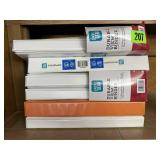 3 ring binders, indexed dividers