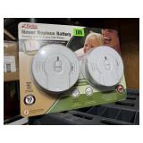 Smoke alarms, new in package