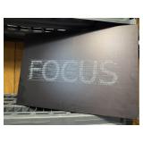 Focus word art canvas wall decor