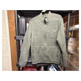 Knit zip front jacket