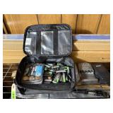 Bag of batteries, battery charger
