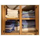 Bath towels, washcloths, hand towels