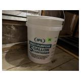 Bucket of oil dry