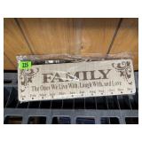 Family birthdays wall decor