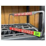 Novelty Ford license plate cover
