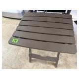 Plastic folding patio table