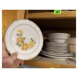 Spring Garden Baroque stoneware dishes