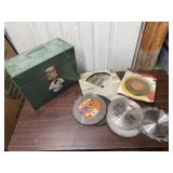 Metal file box, saw & abrasive blades