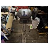 6' heavy duty bench grinder on stand