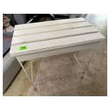 White side table