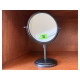 Magnifying vanity mirror