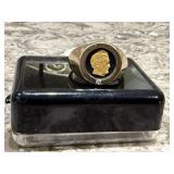 John Deere 10K gold service ring