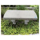 Concrete bench