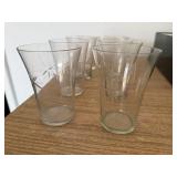 Etched juice glasses (8)