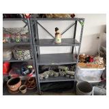 Metal shelving unit, no contents included