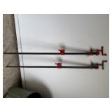 4 ft. pipe clamps (2)