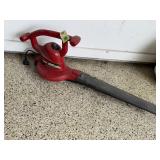 Toro electric leaf blower, bag attachment
