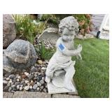 Garden angel statue
