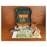 Backpack, Story County Fair poster, Farmers