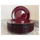 Wine colored chargers (11)
