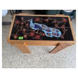 Peacock side table