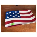 American flag dish