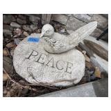 Peace garden stone