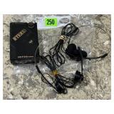 AM/FM stereo walkman, headphones (2)