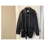 Alan Michaels leather coat