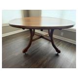 Custom crafted round dining table