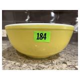 Pyrex yellow mixing bowl