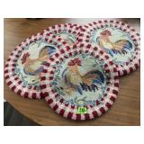 Rooster chair pads (6)