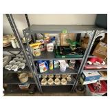 Metal shelving unit, no contents included