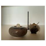 Pottery oil lamp, Viking miniature