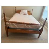 Full size bed, mattress, springs, frame,