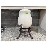 Drink dispenser, cast iron base