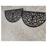 Rubber door mats (2)