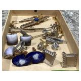 Cuff links, tie tacks, clips