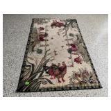 Chicken area rug