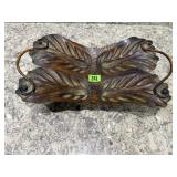 Metal decorative tray