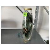 Holiday glass lamp